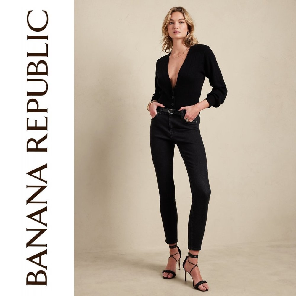 NWT BANANA REPUBLIC MID-RISE SKINNY
